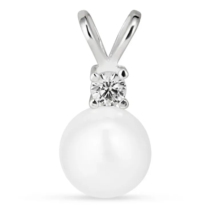 Perle Anhänger aus Silber