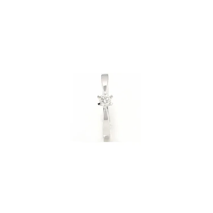 Diamant weißgoldring in 14 karat weißgold 0,20 ct