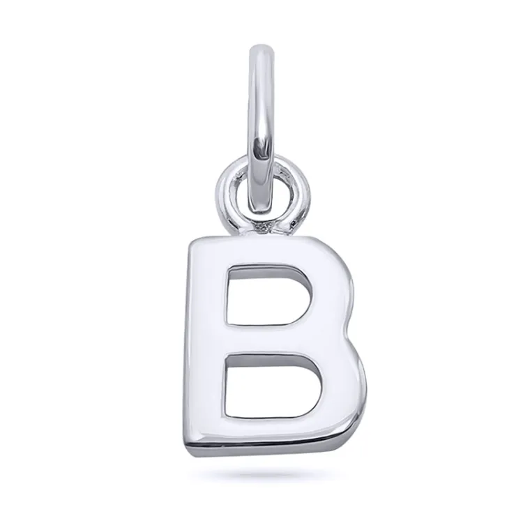 buchstab b Anhänger aus Silber - My Letter