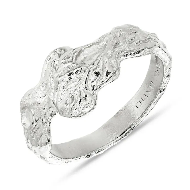breit Ring aus Silber - Lumé Etched