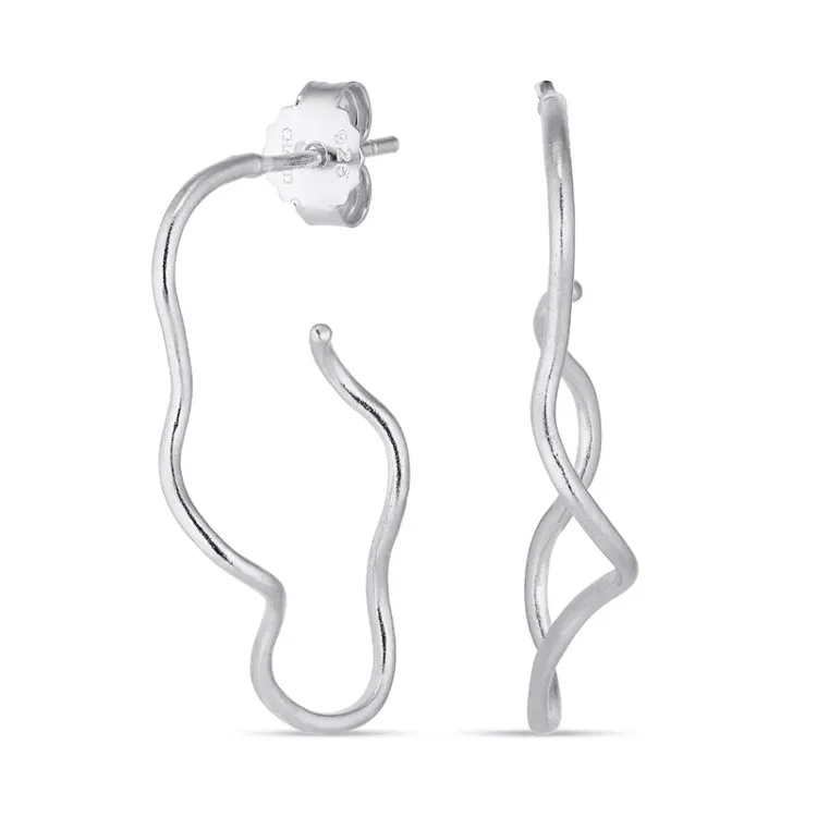 Halbkreolen in Silber - Lumé Essence