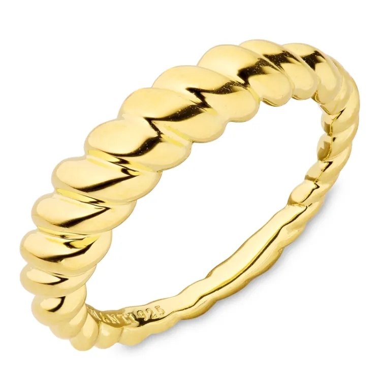Ring aus vergoldetem Sterlingsilber - Lumé Essence