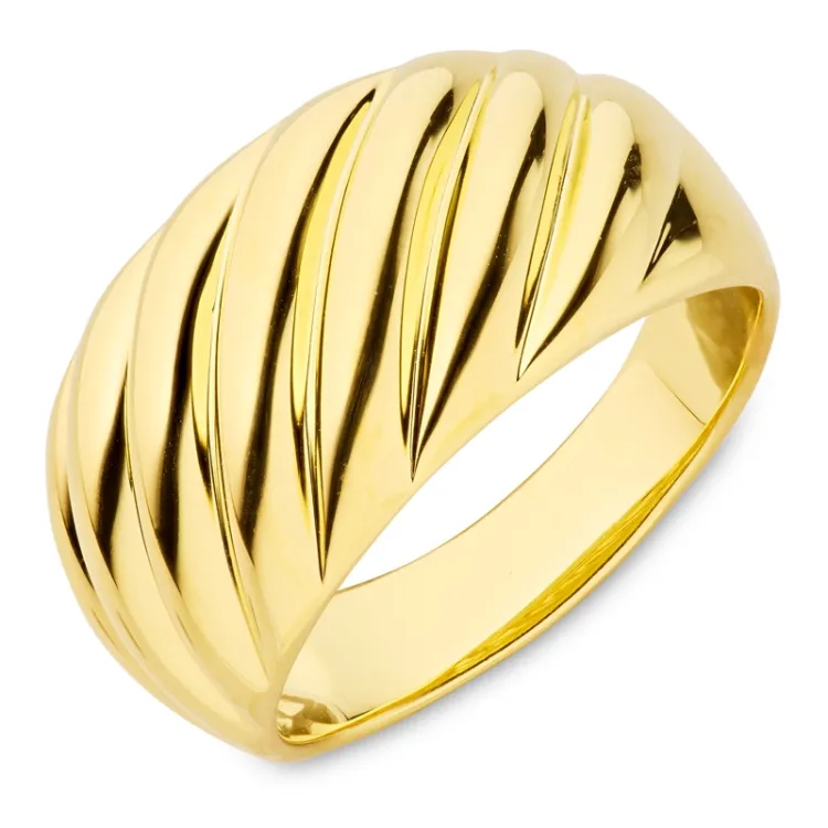 Ring aus vergoldetem Sterlingsilber - Lumé Essence