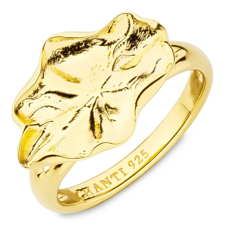 Ring aus vergoldetem Sterlingsilber - Lumé Essence