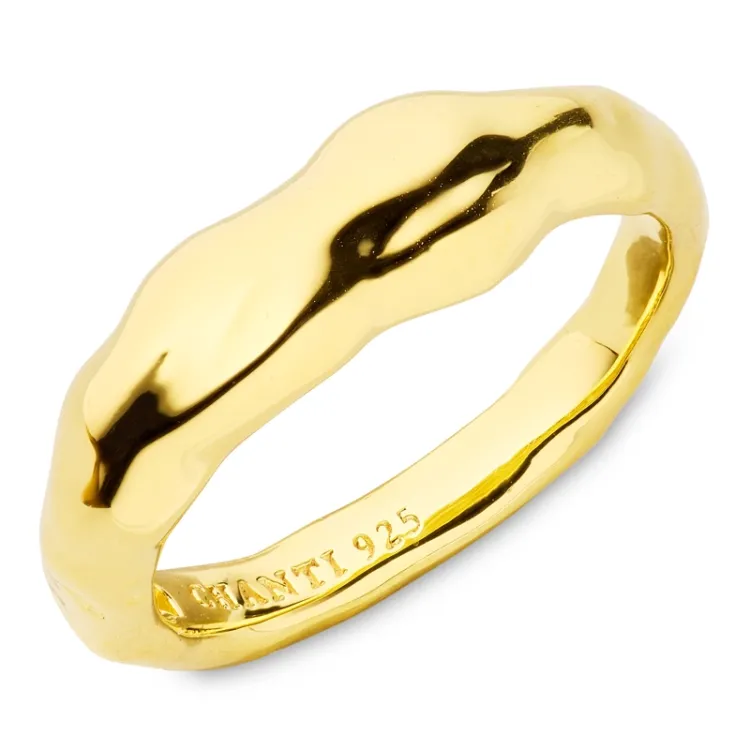 Ring aus vergoldetem Sterlingsilber - Lumé Essence