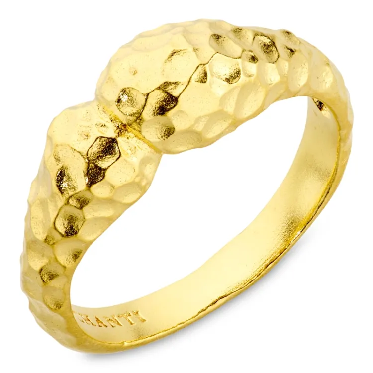 Ring aus vergoldetes Messing - Eliné