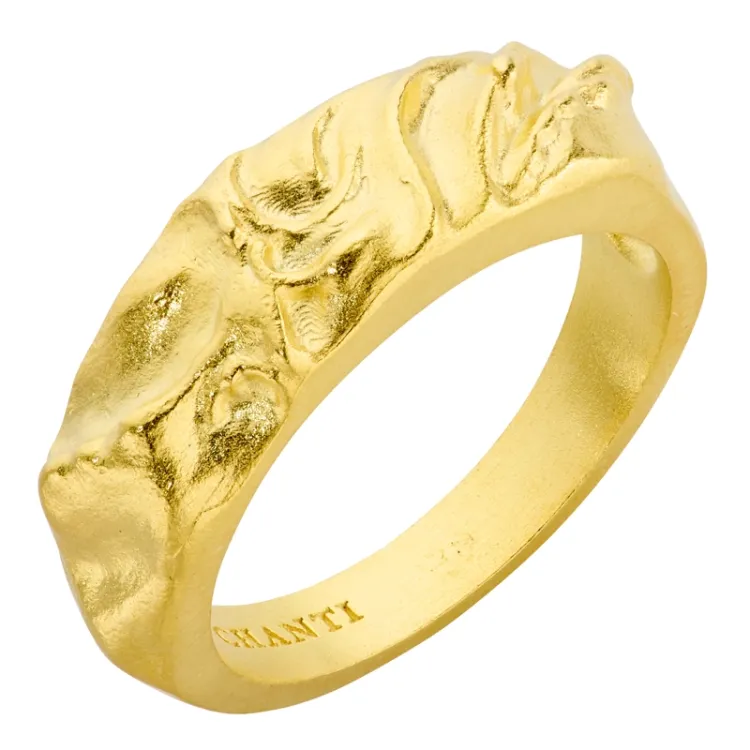 Ring aus vergoldetes Messing - Eliné