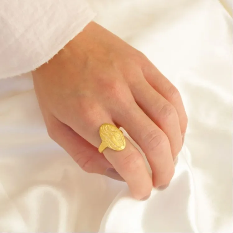Ring aus vergoldetes Messing - Eliné