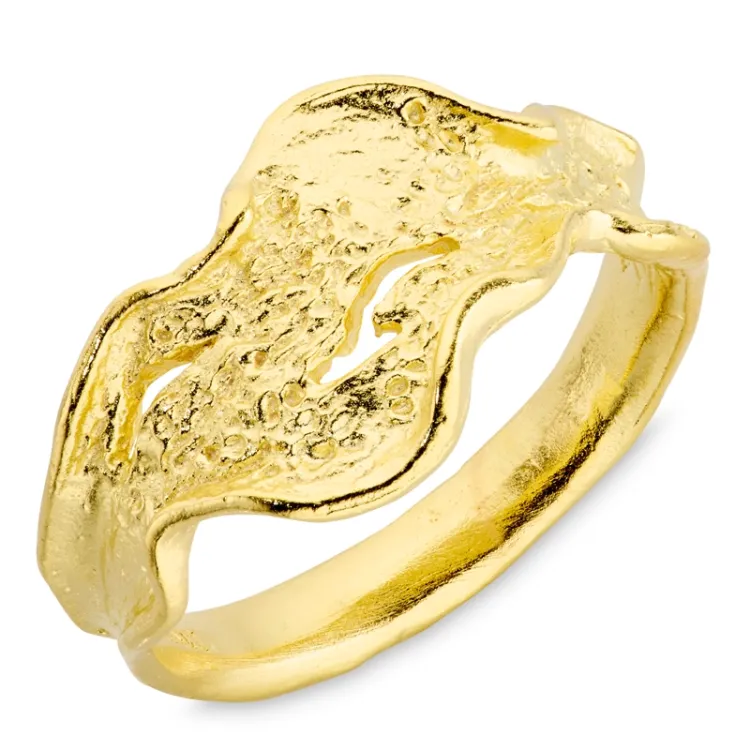 Ring aus vergoldetes Messing - Eliné