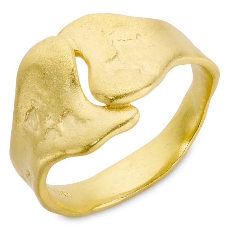 Ring aus vergoldetes Messing - Eliné
