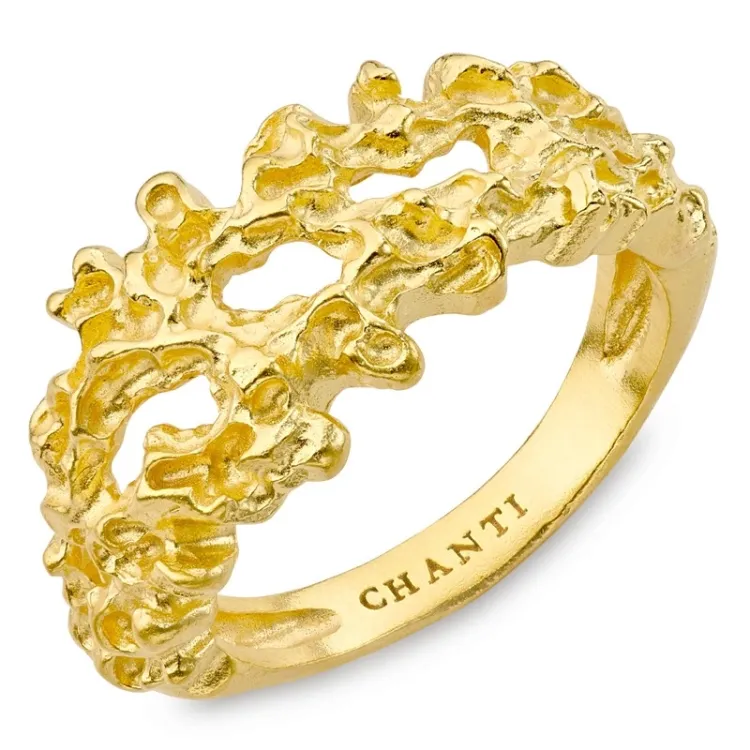 Ring aus vergoldetes Messing - Eliné