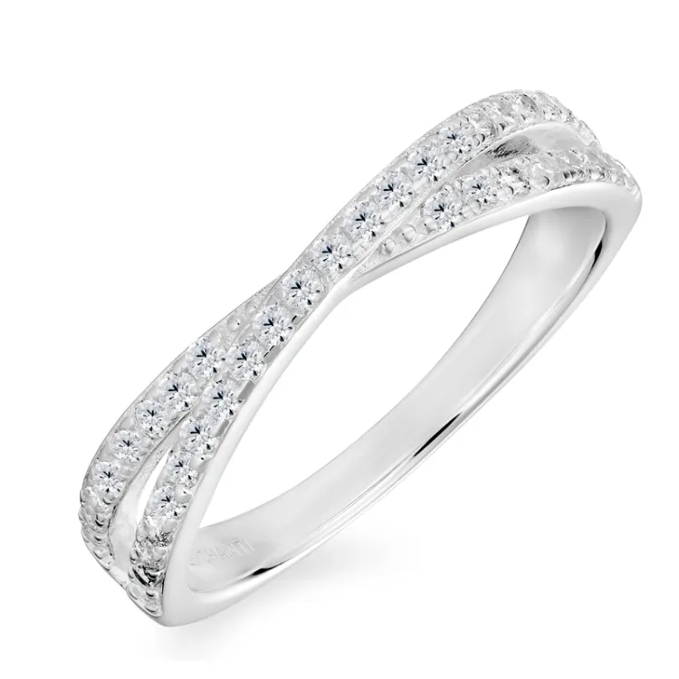 Zirkon Ring aus Silber