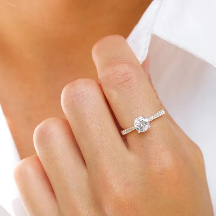 Zirkon Ring aus Silber