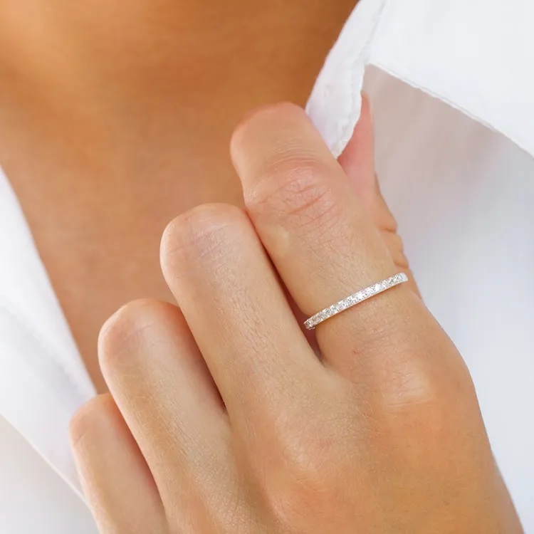 Zirkon Ring aus Silber