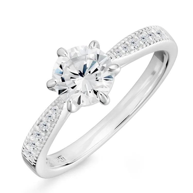 Zirkon Ring aus Silber