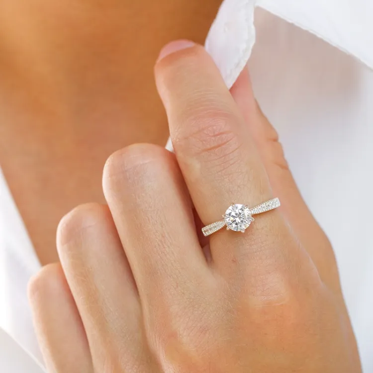 Zirkon Ring aus Silber
