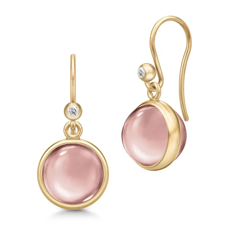 Julie Sandlau Prime pink Ohrringe in vergoldetem Sterlingsilber