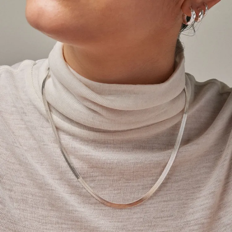 Enamel Carla Halskette in Silber