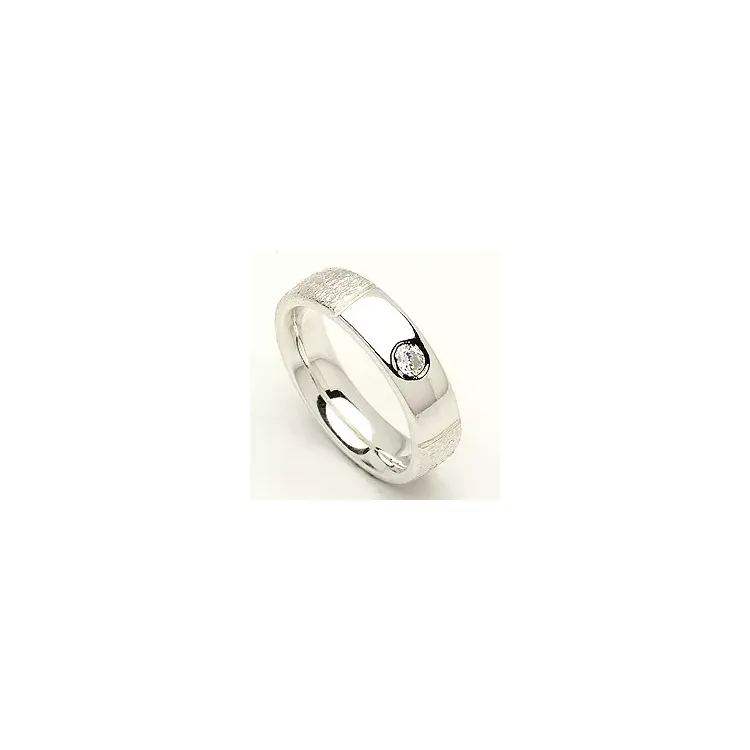 Kollektionsmuster Zirkon Ring aus Silber