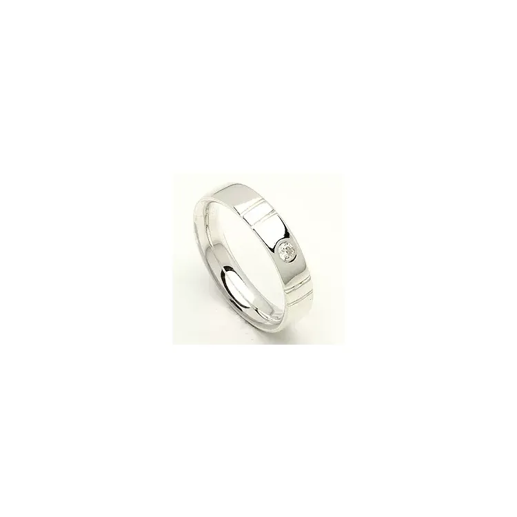 Kollektionsmuster Zirkon Ring aus Silber