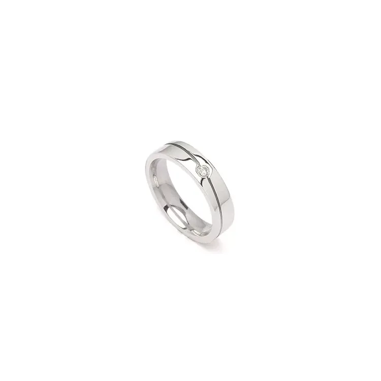 Kollektionsmuster Zirkon Ring aus Silber