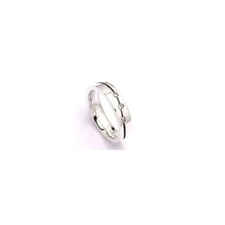 Kollektionsmuster Zirkon Ring aus Silber