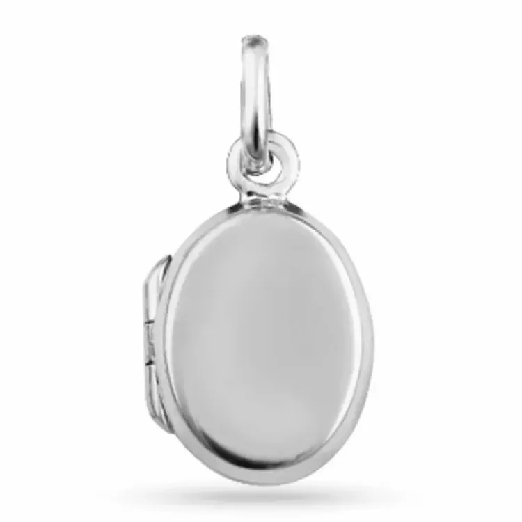Kollektionsmuster ovaler Medaillon aus Silber