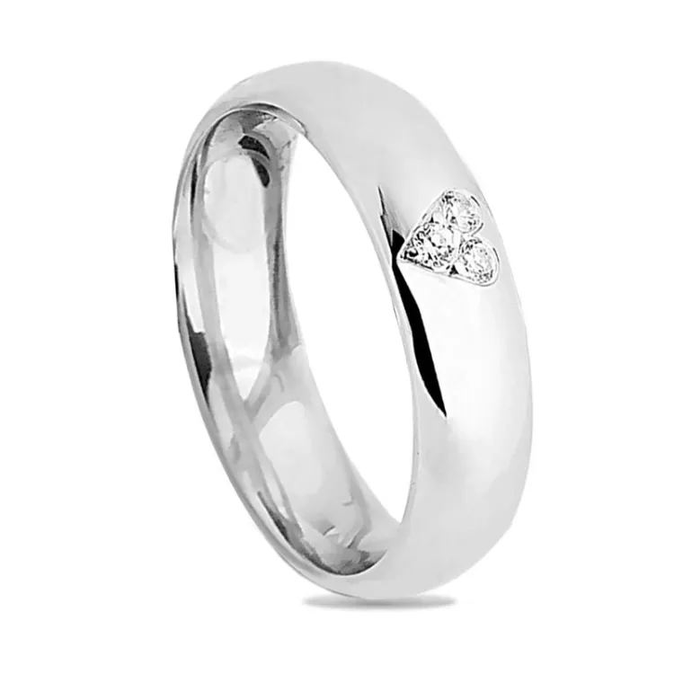 Kollektionsmuster Zirkon Ring aus Silber
