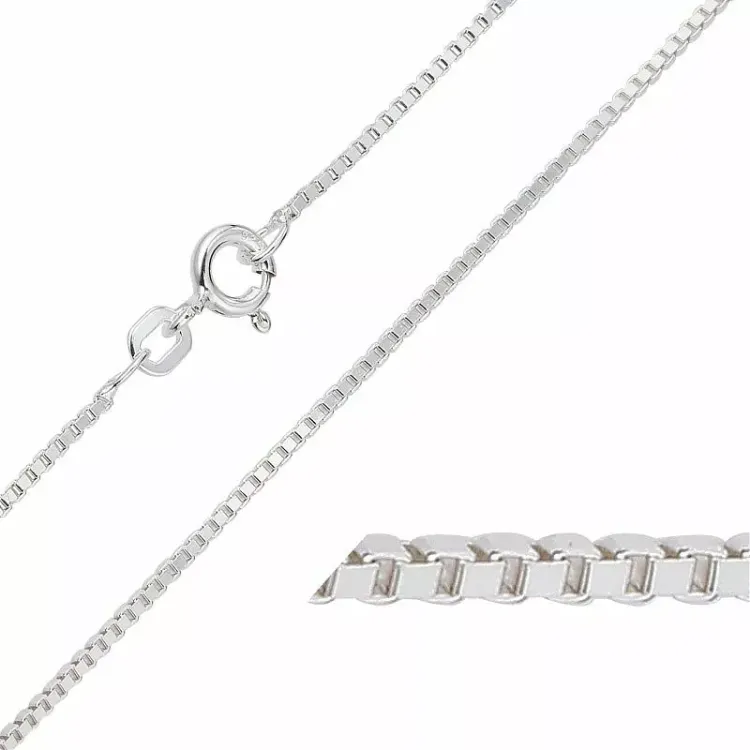 Kollektionsmuster BNH Veneziahalskette aus Silber 45 cm x 1,2 mm