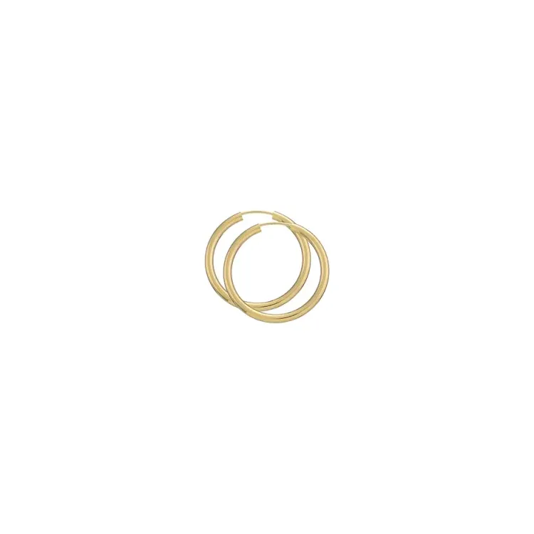 Kollektionsmuster BNH Kreolenohrringe in 8 Karat Gold