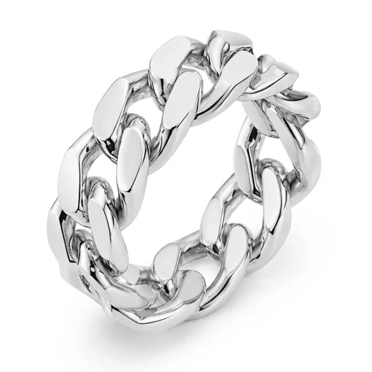 Wasserfest panzer Ring aus Stahl