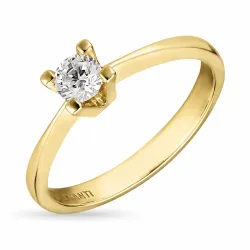 Zirkon Ring aus 8 Karat Gold