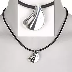 RS of Scandinavia Anhänger mit Halskette in Silber mit Gummiband