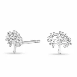 NORDAHL ANDERSEN Lebensbaum Ohrringe in rhodiniertem Silber