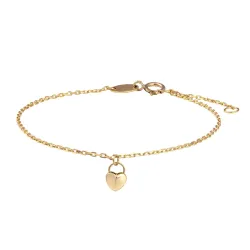 Kinder NORDAHL ANDERSEN Herz Armband in 8 Karat Gold