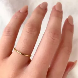 Simple Rings Ring in vergoldetem Sterlingsilber
