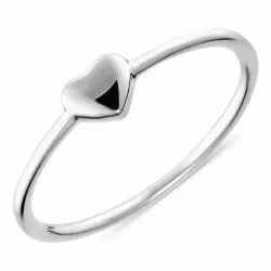 Simple Rings Herz Ring in Silber