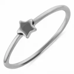 Simple Rings Stern Ring in Silber