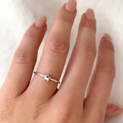 Simple Rings Stern Ring in Silber