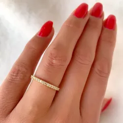 Diamant Memoirering in 14 Karat Gold 0,20 ct