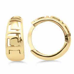 12 mm Kreolenohrringe in 9 Karat Gold