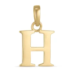 buchstab h Anhänger aus 9 Karat Gold - My Letter