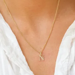 buchstab n Anhänger aus 9 Karat Gold - My Letter