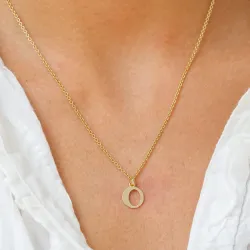 buchstab o Anhänger aus 9 Karat Gold - My Letter