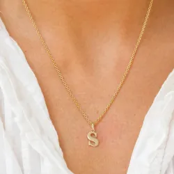 buchstab s Anhänger aus 9 Karat Gold - My Letter