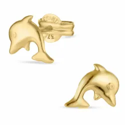 Delfin Ohrringe in 9 Karat Gold