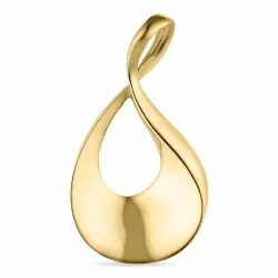 Tropfen Anhänger aus 9 Karat Gold - Gold Collection