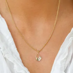 Tropfen Anhänger aus 9 Karat Gold - Gold Collection