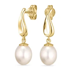 Ohrringe in 9 Karat Gold mit  - Gold Collection