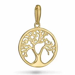 12 mm Lebensbaum Anhänger aus 9 Karat Gold - Gold Collection